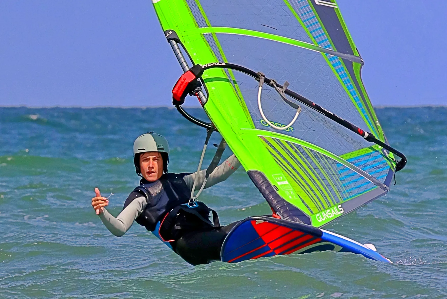 Paul during a water sports session