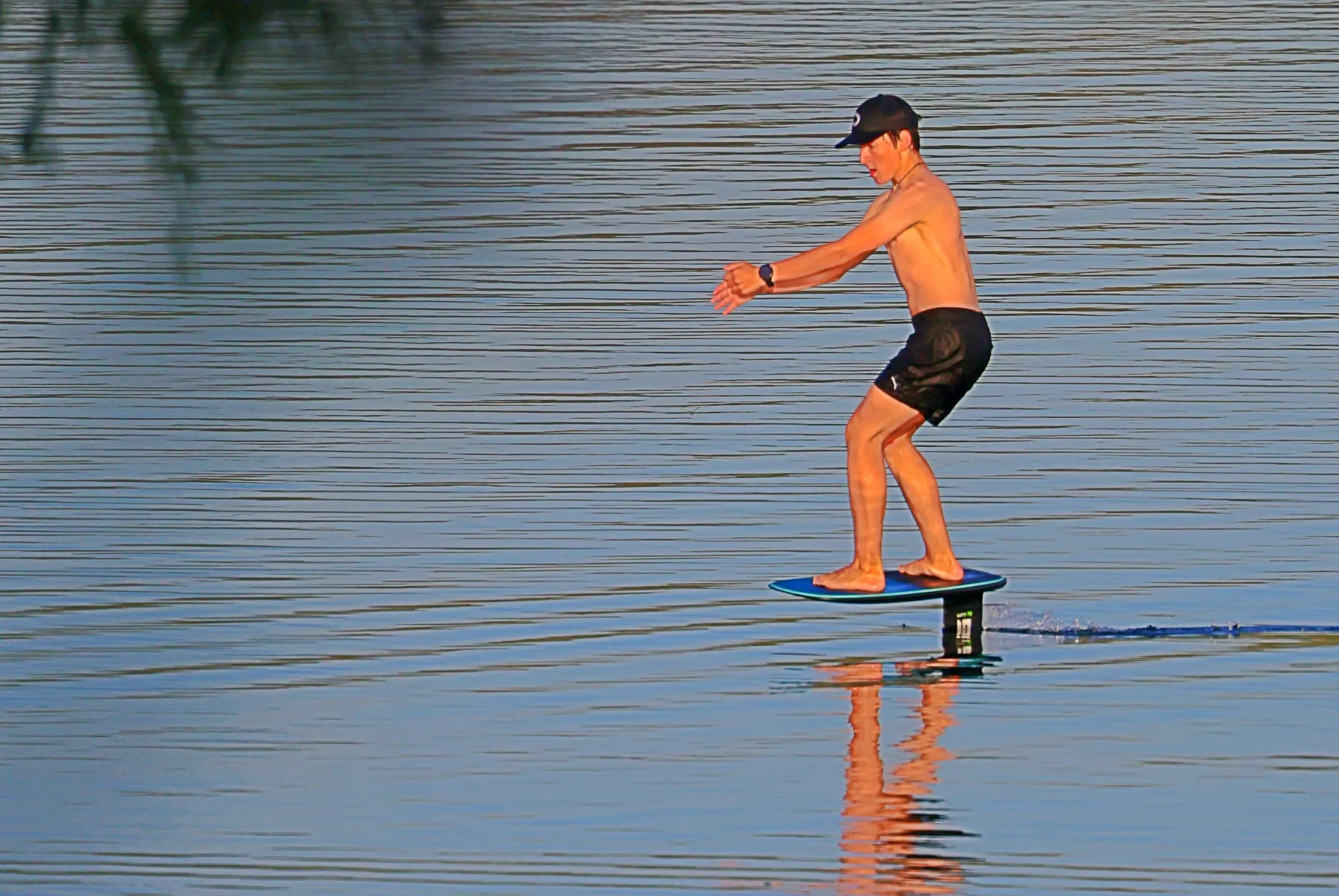 Paul during a water sports session