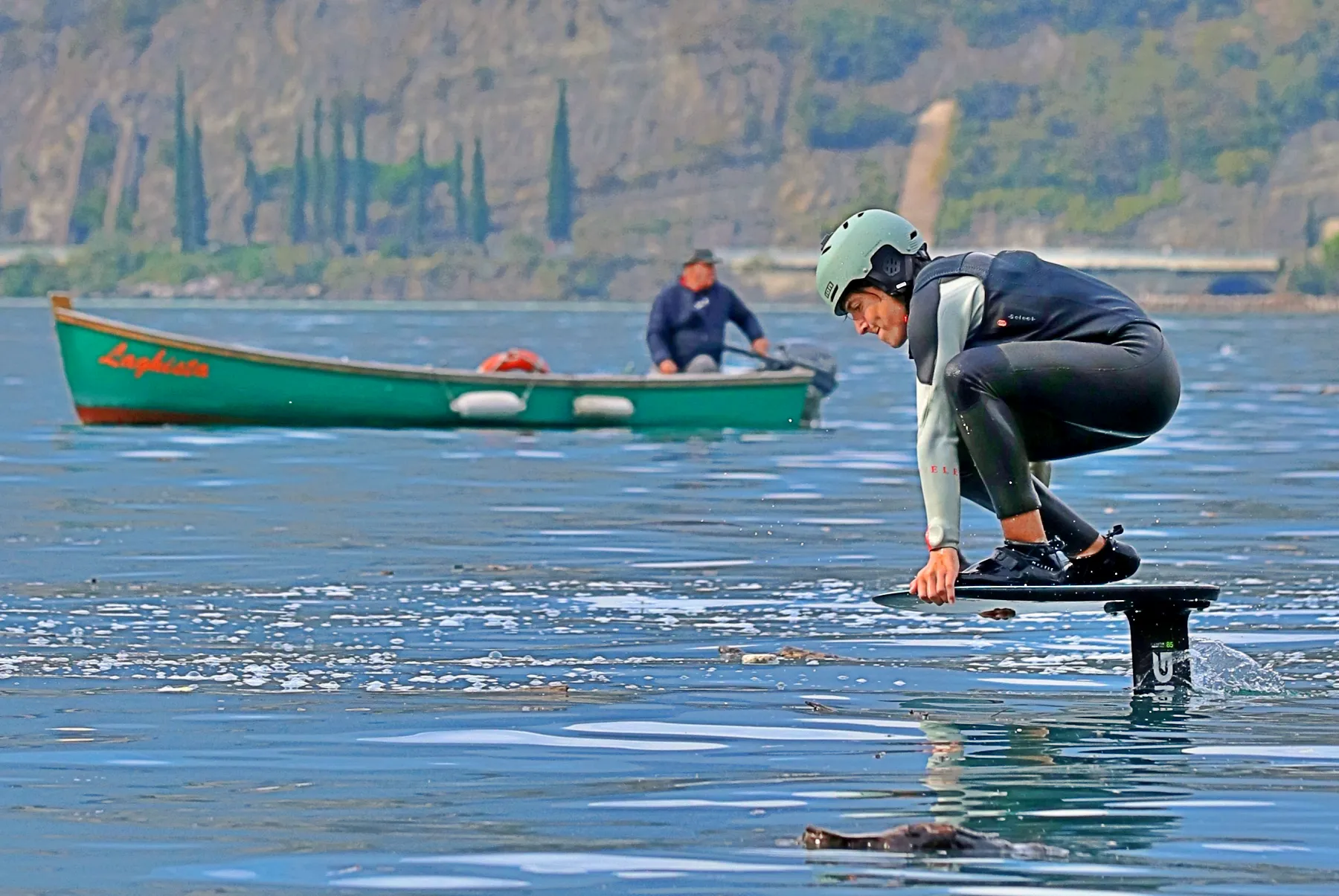Paul during a water sports session