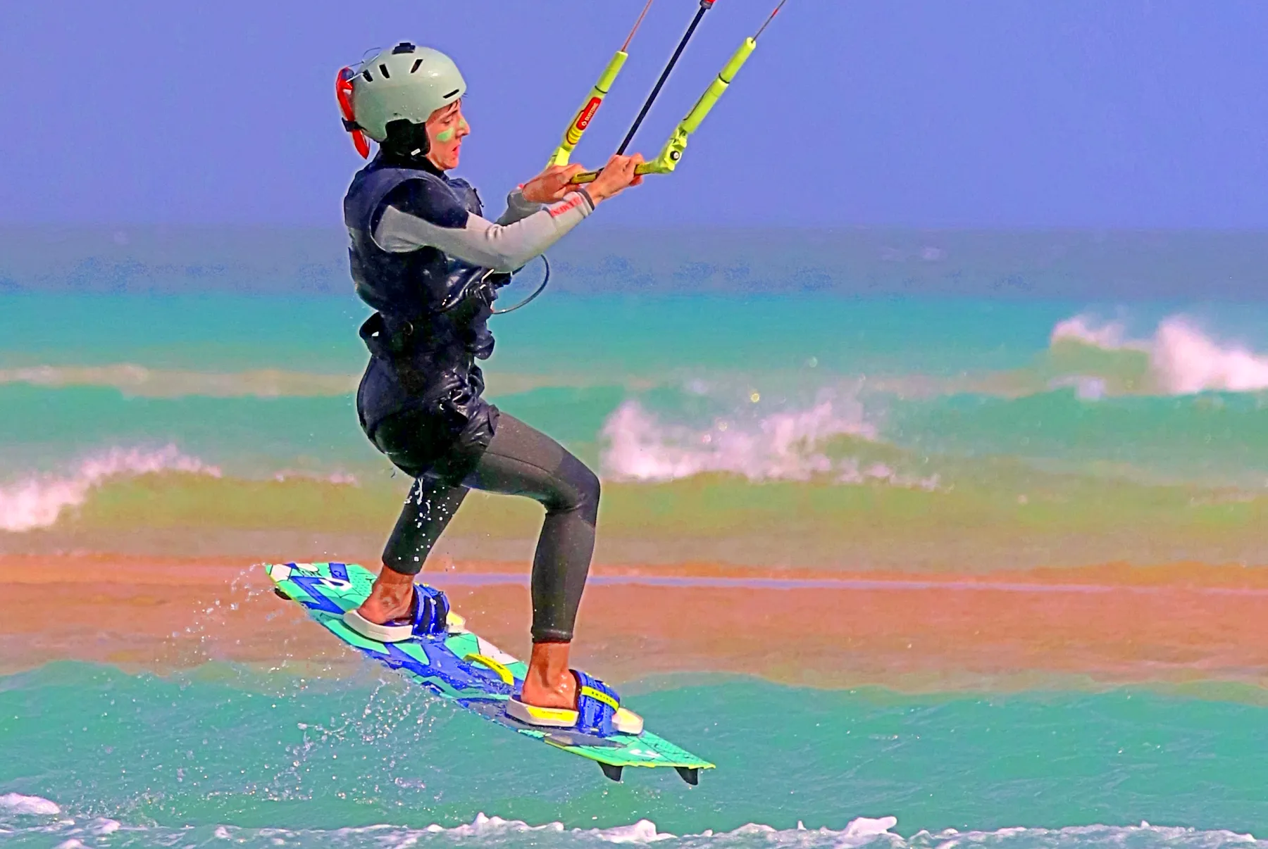 Paul during a water sports session
